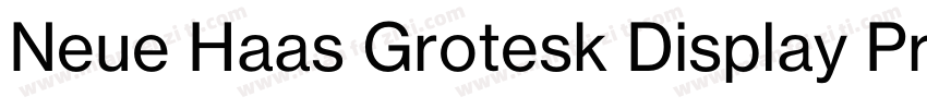 Neue Haas Grotesk Display Pro 75 Bo字体转换